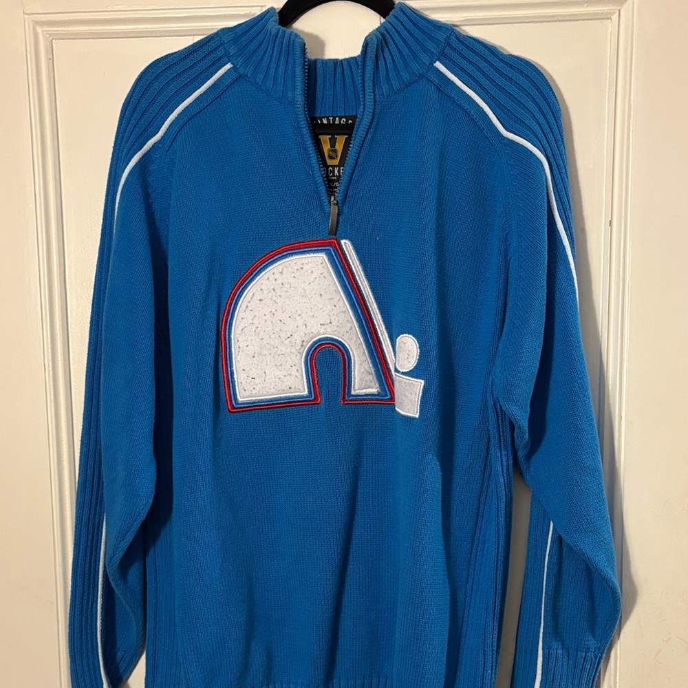 NHL Blue Zip Up Sweater